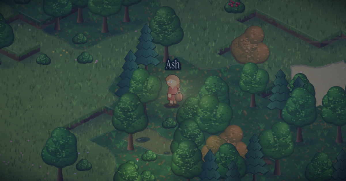 The island in the world's soft isometric style, with Ash, on 29 September 2026