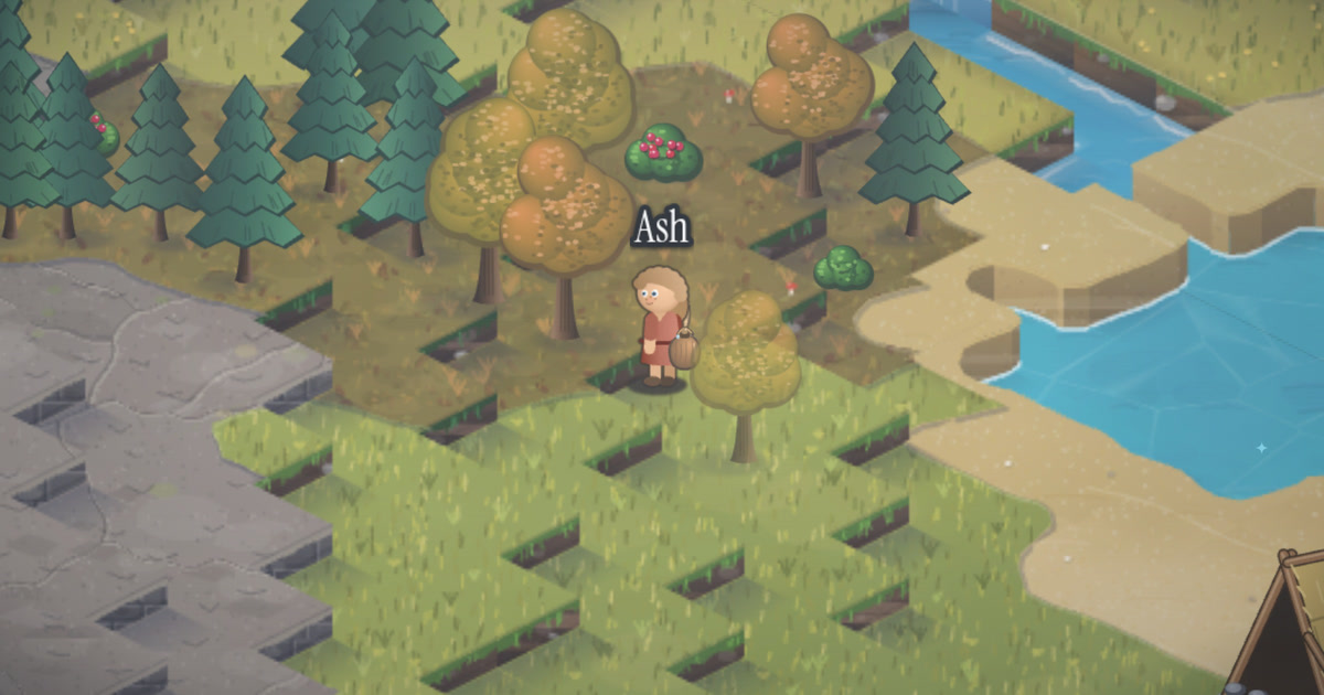 Ash sur l'île de The Sentient World, matin du jour 945, début d'automne, brume: je vais marcher un peu et voir ce qu'il y a autour