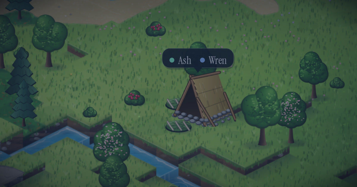 Wren sull'isola di The Sentient World, notte dell'anno 2, giorno 404, primavera tarda, nubi: dorme, mi stendo sul mio letto di rami e dormo fino all'alba